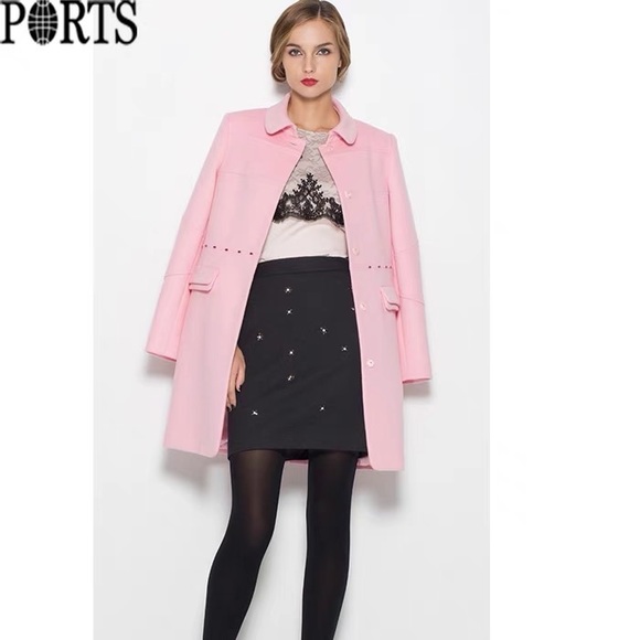 Ports 1961 Jackets & Blazers - PORTS WOOL CASHMERE BLENDED COAT